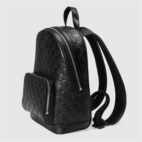 black gucci backpack replica|gucci signature backpack.